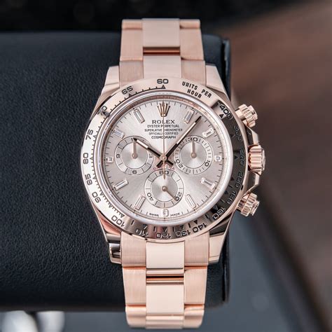 rolex oro rosato|rolex diamond dial.